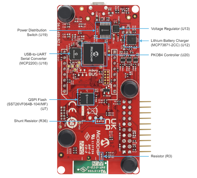 Microchip Technology WBZ351 Curiosity Board (EV19J06A)